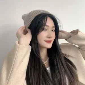 브랜뉴 니트 비니 브라운 겨울모자 겨울비니 패션비니