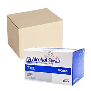 FA 알콜스왑 1매포장 100매입 개별포장 알콜솜 소독솜 살균소독 1박스 60개