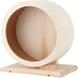 티이 나무 햄스터 운동 휠 조용한 러닝 작은 반려동물 스피너 놀이 왜소 시리아 쥐 저빌 마우스