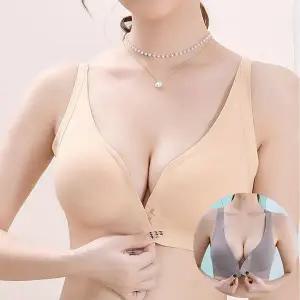 [로즈엘리](M-2XL까지) 자연스런 볼륨업 앞후크 심리스 빅사이즈브라 2026