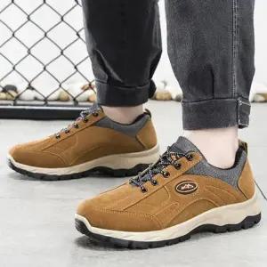 [옷자락]남자 베이직 스웨이드 메쉬 아웃도어 등산화