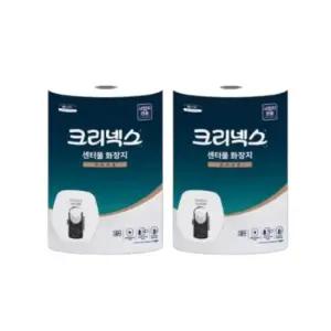 크리넥스 센터풀 프리미엄 점보롤 화장지 45349 800매 X 2겹 3롤입 + 3롤입 총 6롤