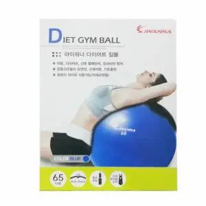 짐볼 운동 트레이닝 헬스 공 65cm 블루