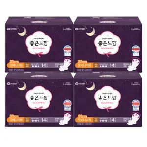 좋은느낌 오리지널 오버나이트 14개입 4팩 (총56개)