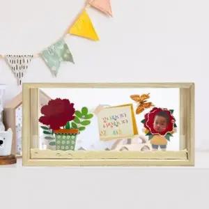 뚝딱 카네이션 투명 아크릴 액자 만들기 5인 유아 어린이집 교구 재료