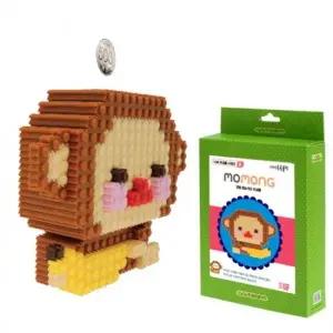 뚝딱 툭툭블럭 12띠 저금통09 원숭이 모몽 만들기 재료