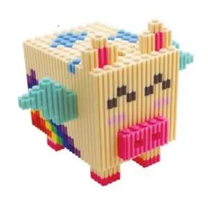 뚝딱 툭툭블럭 날면 돼지 저금통 만들기 교구 재료