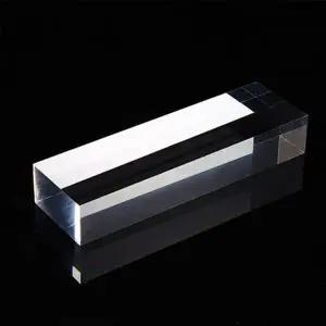 [셀러에이드]투명 아크릴 판넬 10X3cm 20T 절단 원형 판 막대 재단용