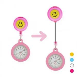 클립형 간호사시계 회중 릴 초침 시계