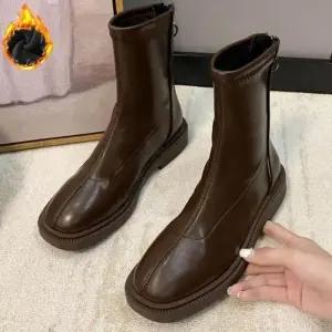 [라일리] Rly 여성 캐주얼 기모안감 패션 겨울 미들 부츠 LK