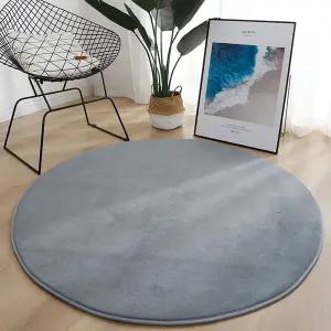 거실 침실 단모 원형 러그 카페트 소형 대형 100cm 물세탁 극세사 원룸 카페
