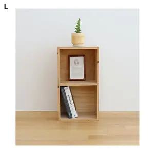 고급 삼나무원목 DIY2단책장 330꽂이 인테리어소품 북선반 수납 다용도 도장 미니 수납장 DIY 조립 정리