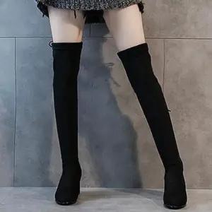 [라일리] Rly 여성 캐주얼 스웨이드 겨울 기모안감 롱 부츠 L