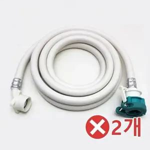 3M 세탁기 급수호스x2개 연결캡 세탁기호스 (KYR-WFK14HJ)