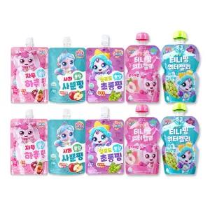 캐치티니핑 퐁당 음료 3종 + 워터젤리 2종