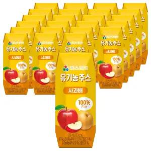 파스퇴르 유기농주스 125ml 24개