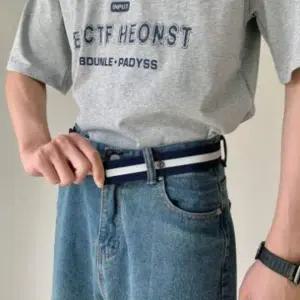 [콩심팥심]프리밸트 허리띠 청바지용 교복 벨트 학생용 허리띠