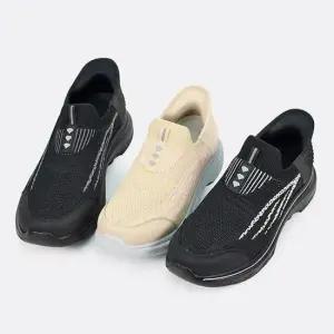 [라일리] Rly 남녀공용 슬립온 니트소재 키높이굽 운동화 쿠션인