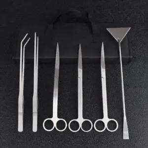 수초용 가위 집게 어항 수조 수초 정리 도구 수초 전용 집게 가위