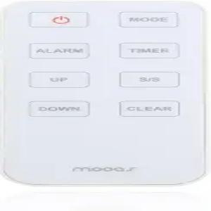 무아스 LED 벽시계 리모컨(3D 빅 플러스(화이트/듀얼)