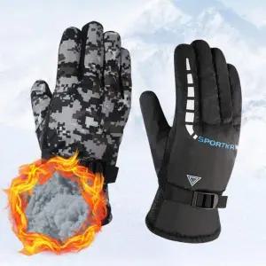 [콩심팥심]겨울용 발열 라이딩 방한 장갑 오토바이 보온 글러브