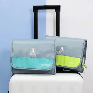 [골드스마일]여행용 3단 화장품 파우치 뷰티 수납 가방 세면도구 케이스