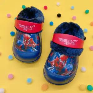 스파이더맨 퍼스 방한샌들(541492)캐릭터 겨울 털샌들 캐릭터 샌들 어린이 키즈 남아