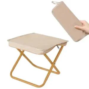 ( )접이식 휴대용 줄서기 간이 의자 파우치 포함 폴딩 체어 놀이동산 캠핑 대기용