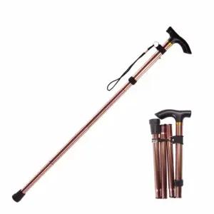 높이 조절 접이식 지팡이 경량이 등산용이접히는 용이 등산이 장애인이 용스틱 가벼운이 스틱이 휴대용이