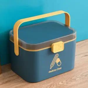 [콩심팥심]소형 분리형 블루 구급함 2단