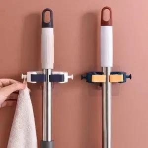무타공 밀대 걸이 욕실 행거 변기솔 수건 걸이