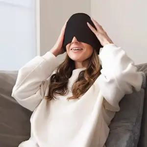 상쾌한 두피 쿨링 헤어 진정 아이스팩시원한 냉찜질 헤드러 스트레스완화 릴렉스 열많은 링팩 냉각 머리얼