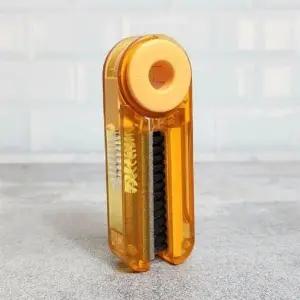 ( )4in1 접이식 세척 브러시 노랑 욕실 창틀 청소 솔 휴대용