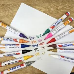 12색 컬러 유성 마카펜스케치 애니메이션 디자인 트윈 렌더링 디자인용 세트 칼라 마카