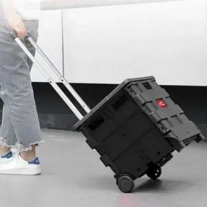 접이식 쇼핑카트 장보기 바구니 핸드카 시장용 손수레 카트