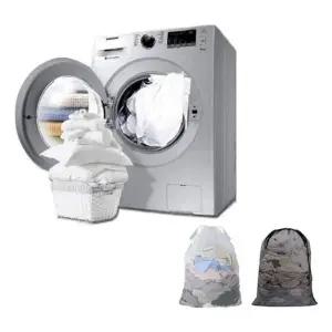 이불세탁망 2p 빨래망 보관망 스트링 베개 소형