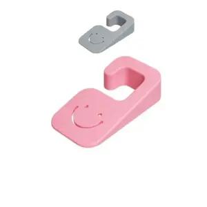 자녀의 손끼임방지를 미연에 하는 도어스토퍼 2입충돌 핸들 현관문패드 소음 방문 사고 예방 안전문 쿠션