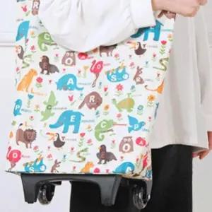 바퀴 장바구니 대용량 시장 장바구니 캐리어 손수레