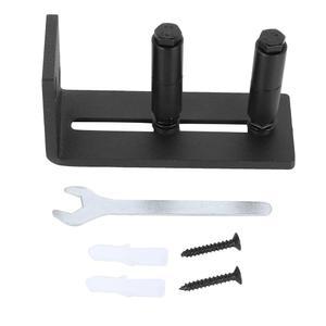 벽걸이 시스템 하드웨어용 베어링 조절 가능한 스테이 롤러가 있는 슬라이딩 도어 바닥 가이드 플러시 플랫 바닥 디자