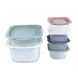 플라스틱 밀폐용기 쿡플러스 점보세트 3호 438302주방정리 반찬보관 위생밀폐 냉동 다용도밀폐통 밀폐 냉장
