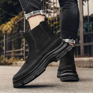 남성 하이솔 워커 트렌디 데일리 패션 슈즈남자신상신발 컴포트 캐주얼 하이 편한 스트릿 운동화 가을 겨울