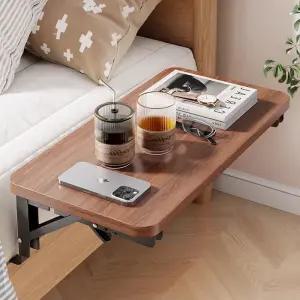 침대 사이드 협탁 좌식 간이 거실 접이식 베드 테이블침실폰 보조선반 책상