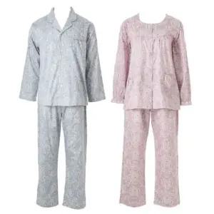 [갤러리아] 프리미엄 블랙라벨 순면100수 커플 파자마 세트 VPAA208M+VPAA208W