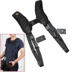 [셀러에이드]밀착가슴 카메라바디끈 어깨벨트 넥타입 연결형