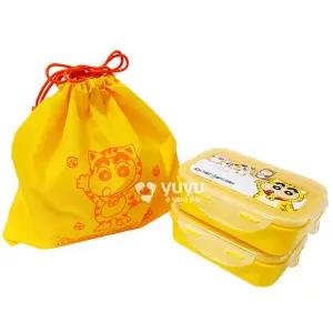 짱구는못말려 피크닉 도시락세트아동 소풍 유아 가방 식기 스텐 2단