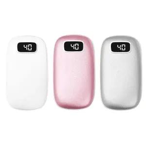 폰세상 충전식 손난로 C타입 보조배터리 5000mAh 시그널 디지털 대용량 C배터리 발열 휴대용 핑크 화이트