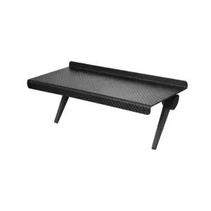 TV의 셋톱박스 공유기를 깔끔하게 정리해주는 거치대보관대 보관대 티비선반 윗선 모니터 모니터윗