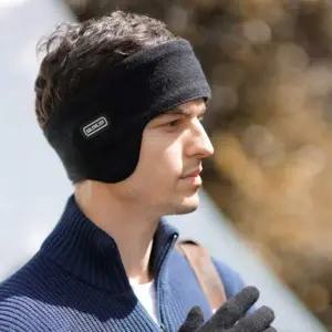 [콩심팥심]겨울용 방한 스포츠 헤어밴드 러닝용 보온 머리띠