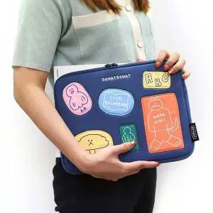 [셀러에이드]DONATDONAT 11형 아이패드 파우치 도낫프렌즈 사무용품
