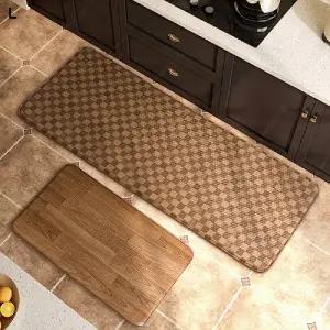 양면 우드패턴 PVC 주방 발매트 12T 소매트 사각 욕실 현관 인테리어 발판 화장실판 현관판